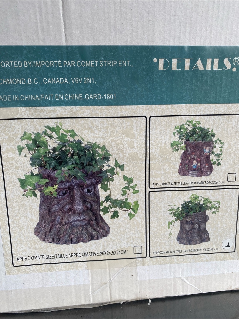 Brand New🌈 Tree Stump Planter Home Decoration plant gifts